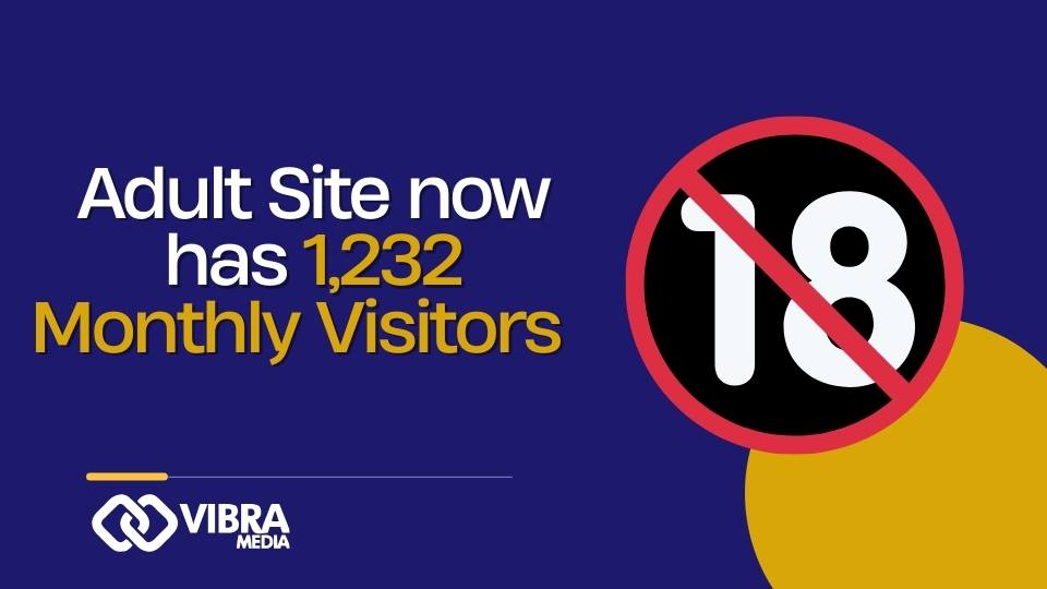 How We Drove 1,232 Monthly Visitors to an Adult Site in 4 Months case study artwork